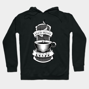 death before decaf Hoodie